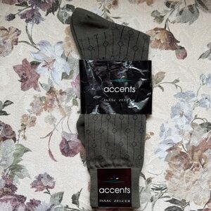 Olive Green Men’s Dress Socks